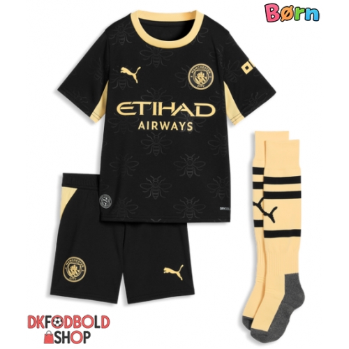 Manchester City Rayan Ait-Nouri #21 Udebanesæt Børn 2026-27 Kort ærmer (+ korte bukser)